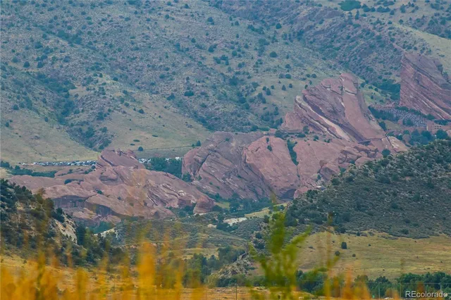 a view of an ocean and city