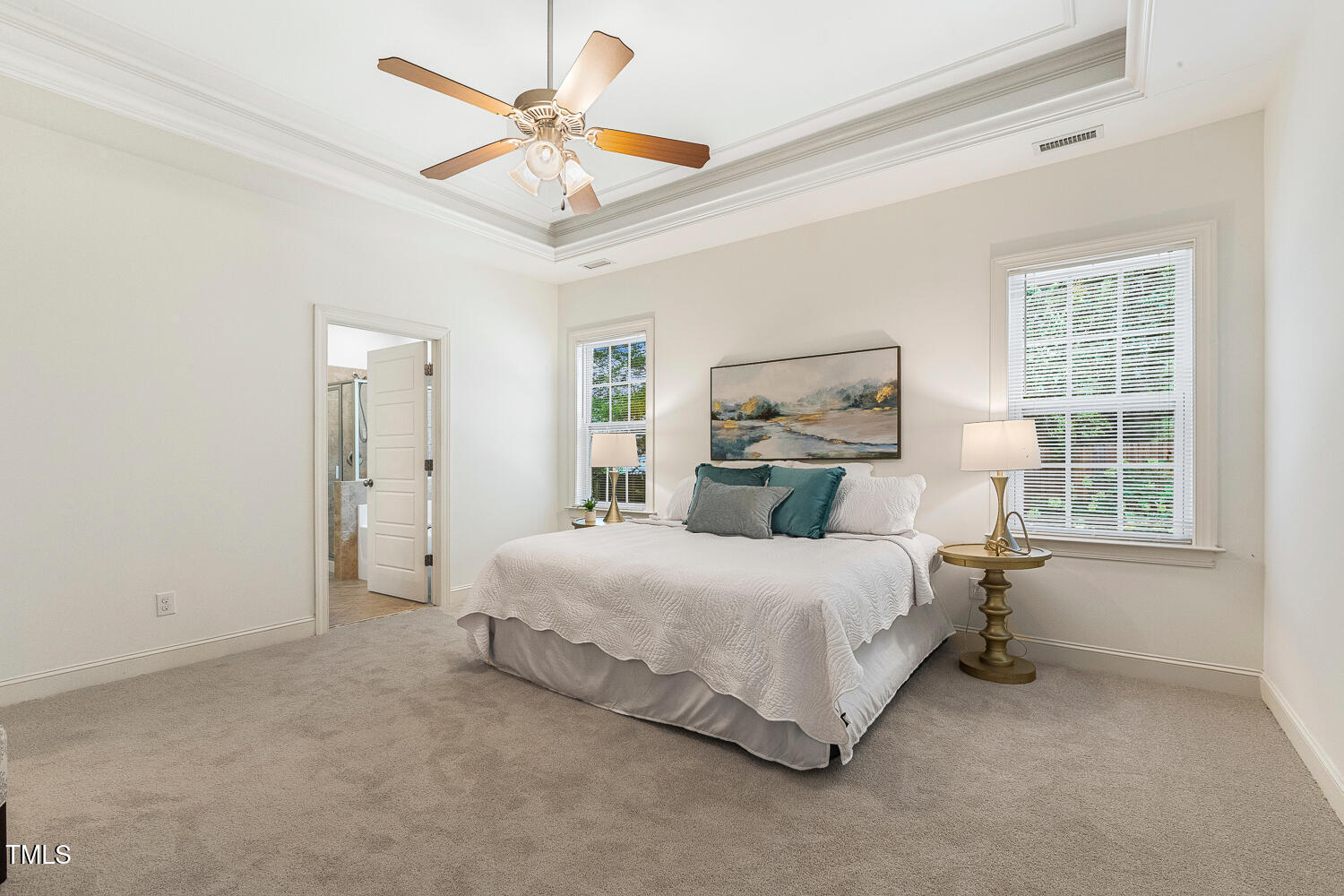 1313 Barnford Mill Road Wake Forest, NC 27587 - Photo 27 of 49 a bedroom with a bed and window