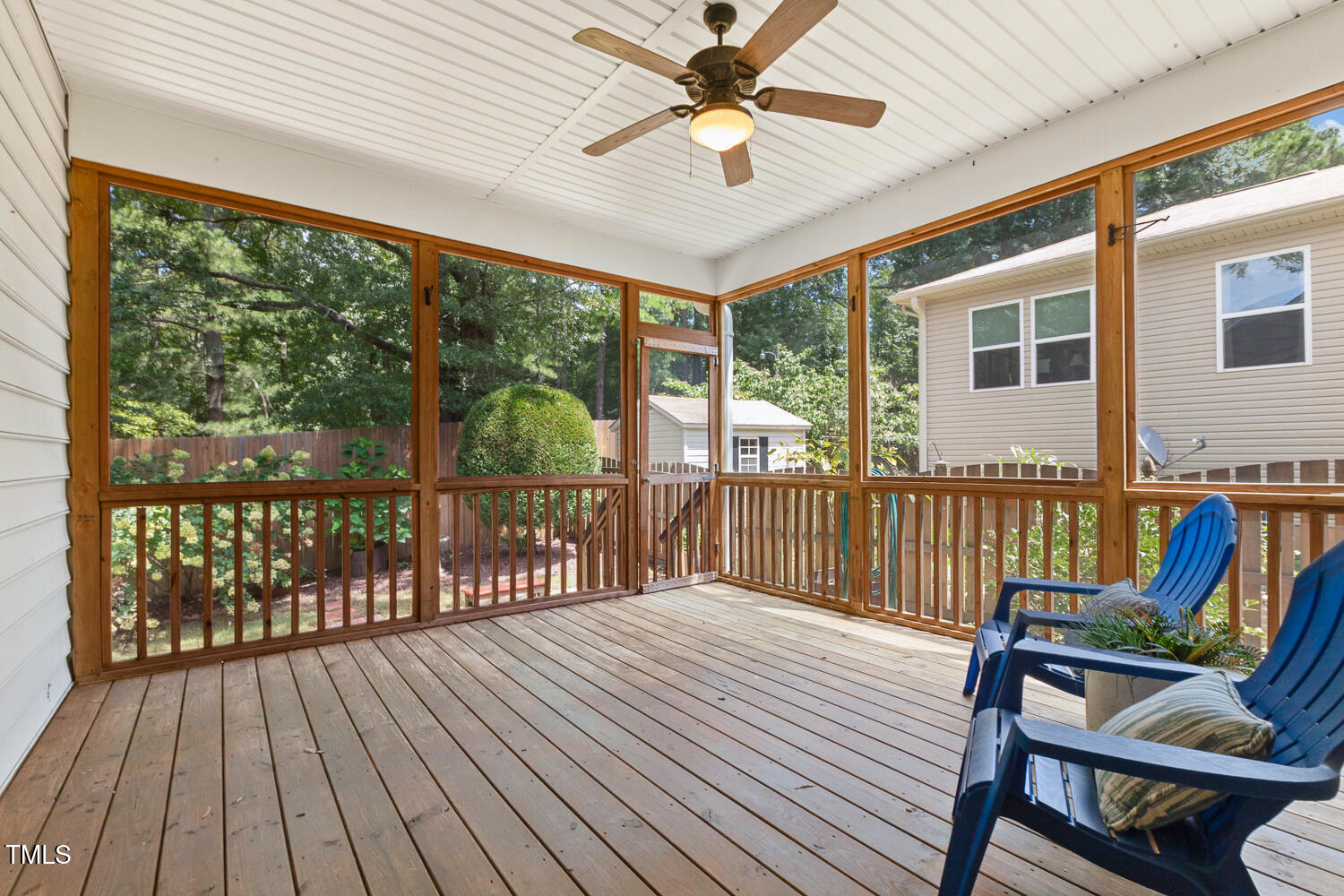 1313 Barnford Mill Road Wake Forest, NC 27587 - Photo 43 of 49 a view of a balcony with furniture