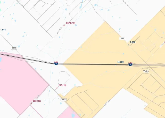$1,300,000 | 6.82-ac 6.82-ac I-20 Service & Helms Trail, Forney, TX 75126
