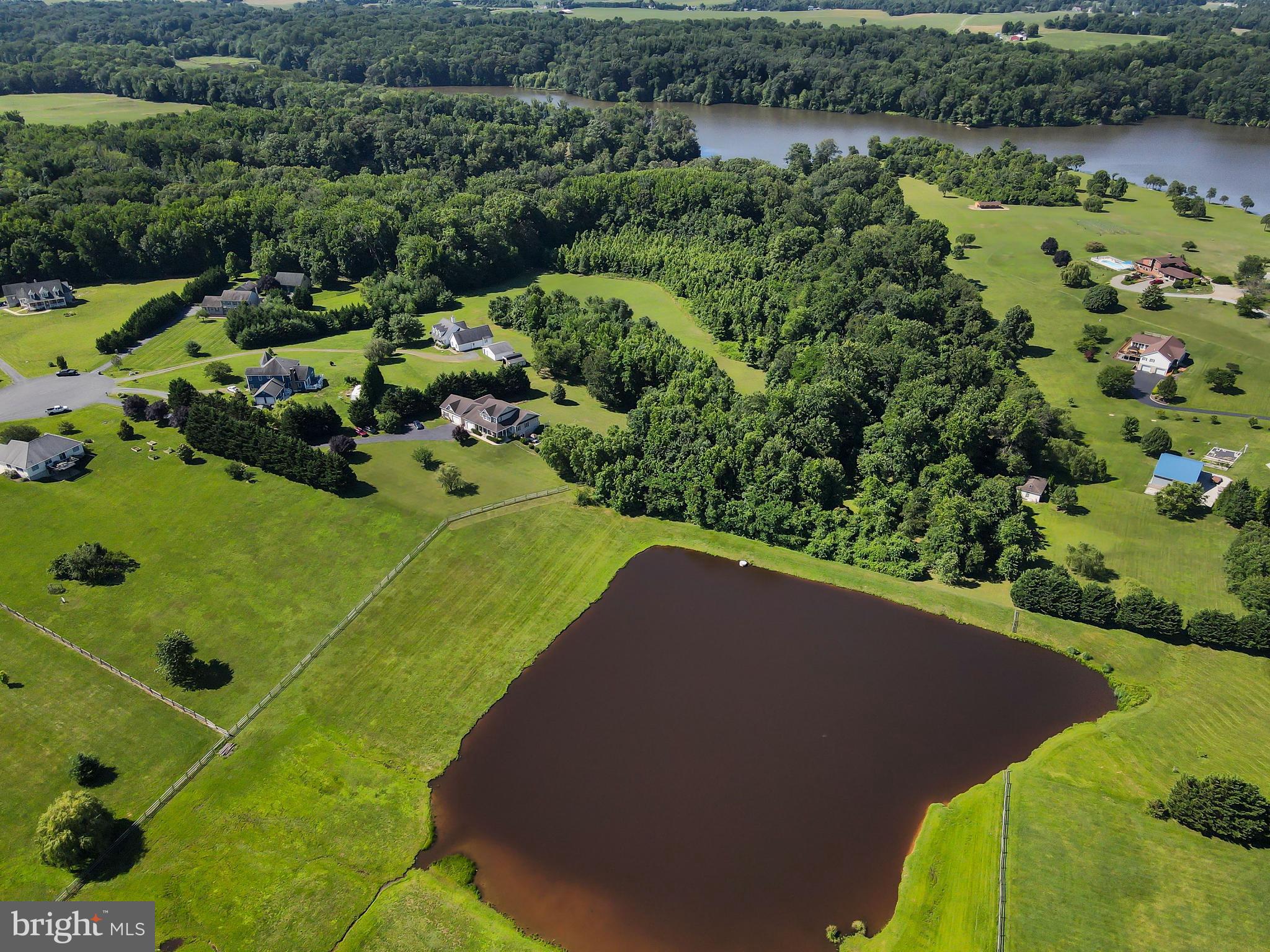 180 Clemencia Road Earleville, MD 21919 - Photo 45 of 56 Arial View of 2.3 acres Meadow, Pearce Creek