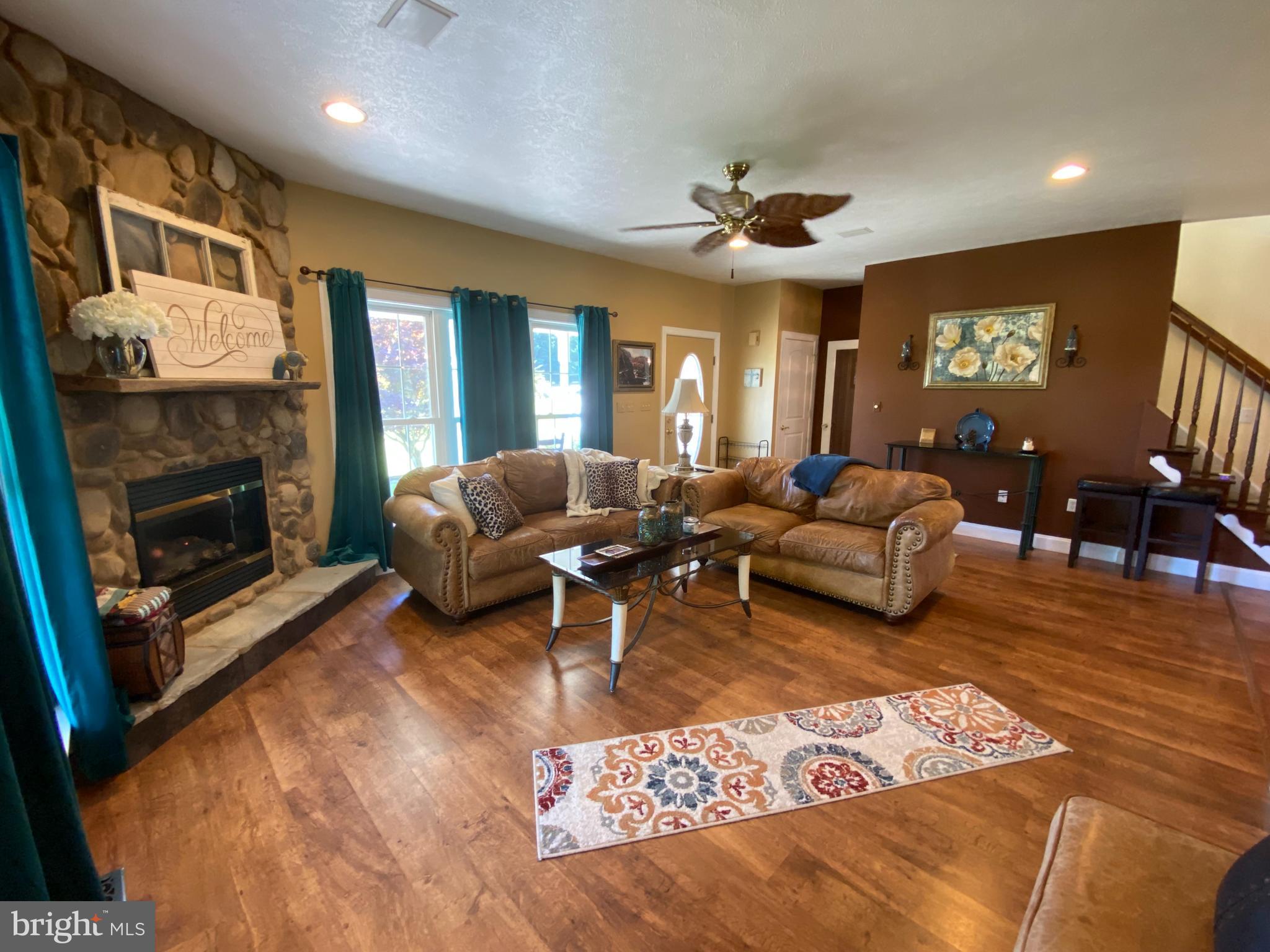 180 Clemencia Road Earleville, MD 21919 - Photo 6 of 56 Living Room w Stone Fireplace