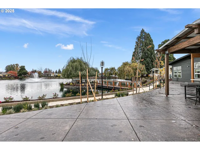 a view of outdoor space with seating area