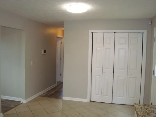 a view of an empty room