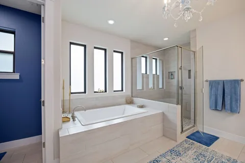 a view of garden with trees