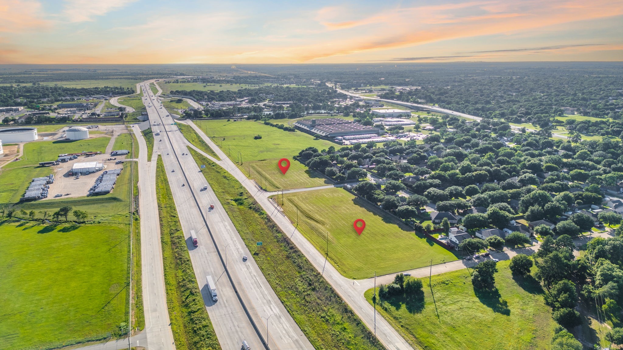 0 Kersten Road Sealy, TX 77474 - Photo 5 of 12 an aerial view of a city