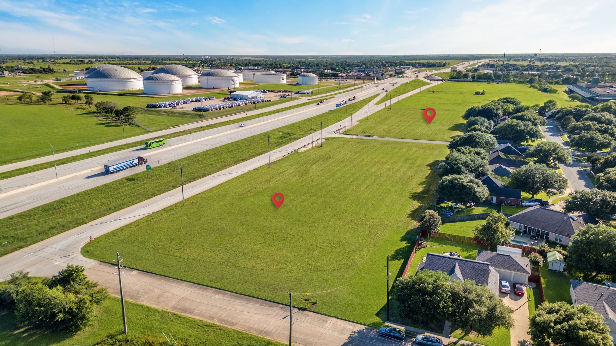 0 Kersten Road Sealy, TX 77474 - Photo 6 of 12 an aerial view of a residential houses with outdoor space