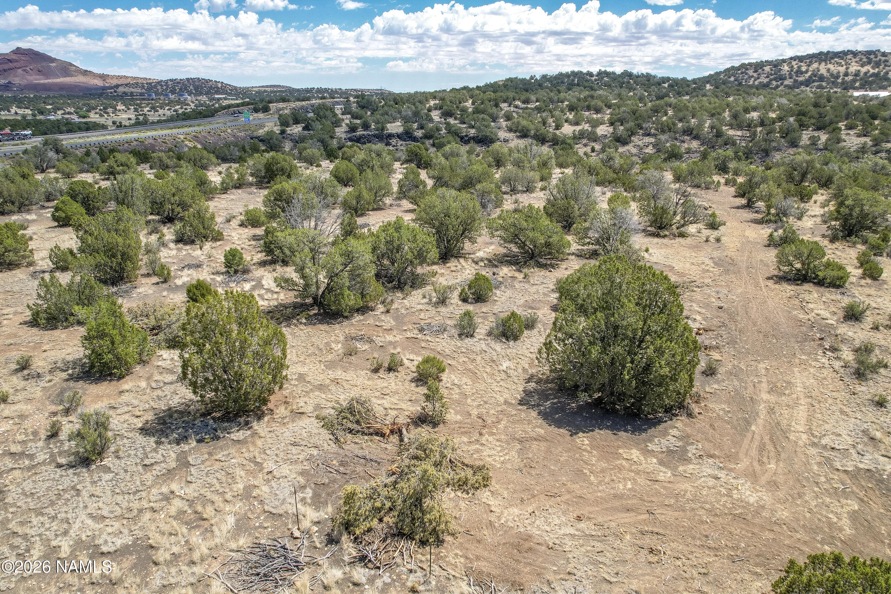 7.85 Acres Parcel Road Flagstaff, AZ 86004 - Photo 13 of 20 Drone looking toward I40