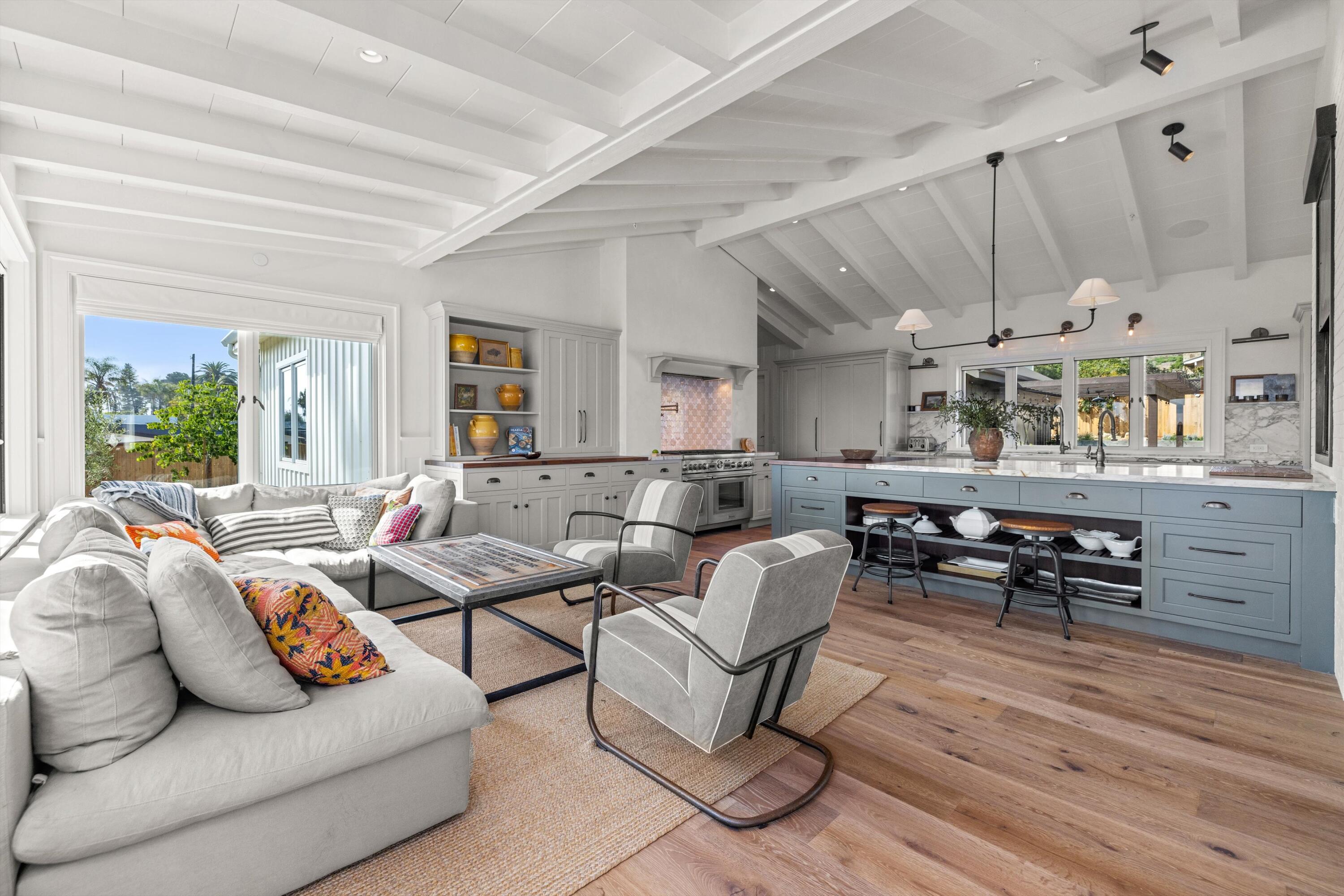 7 Yankee Farm Road Santa Barbara, CA 93109 - Photo 4 of 33 a living room with furniture and wooden floor