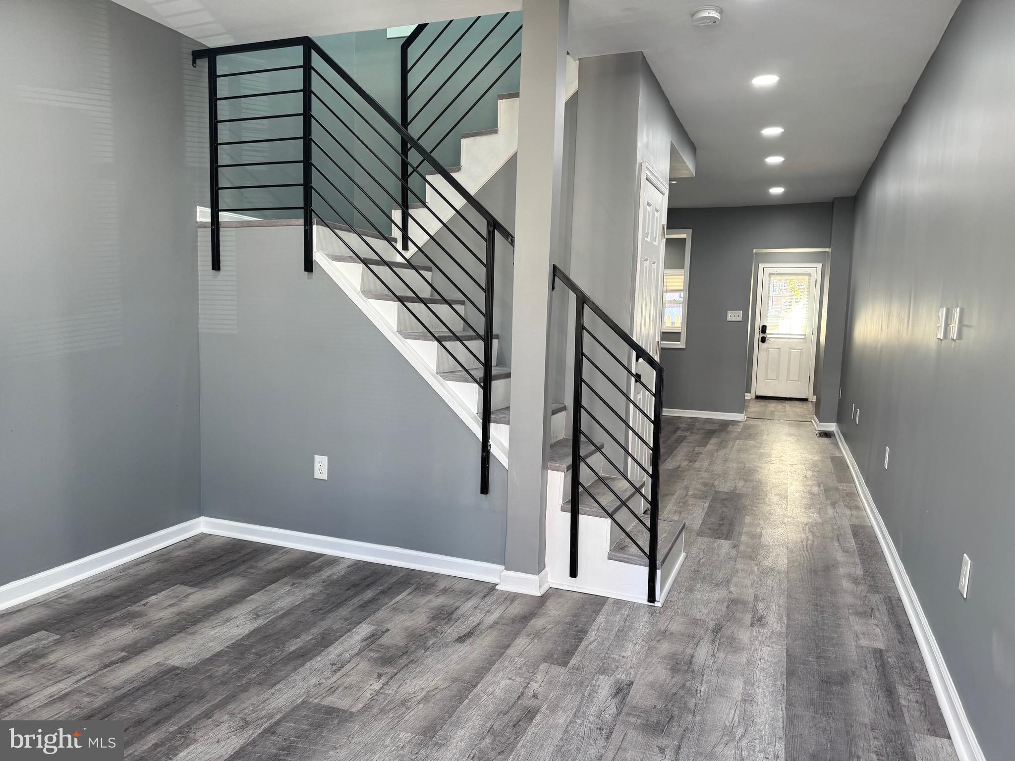 764 Morton Street Northwest Washington, DC 20010 - Photo 2 of 23 a view of entryway and hall with wooden floor