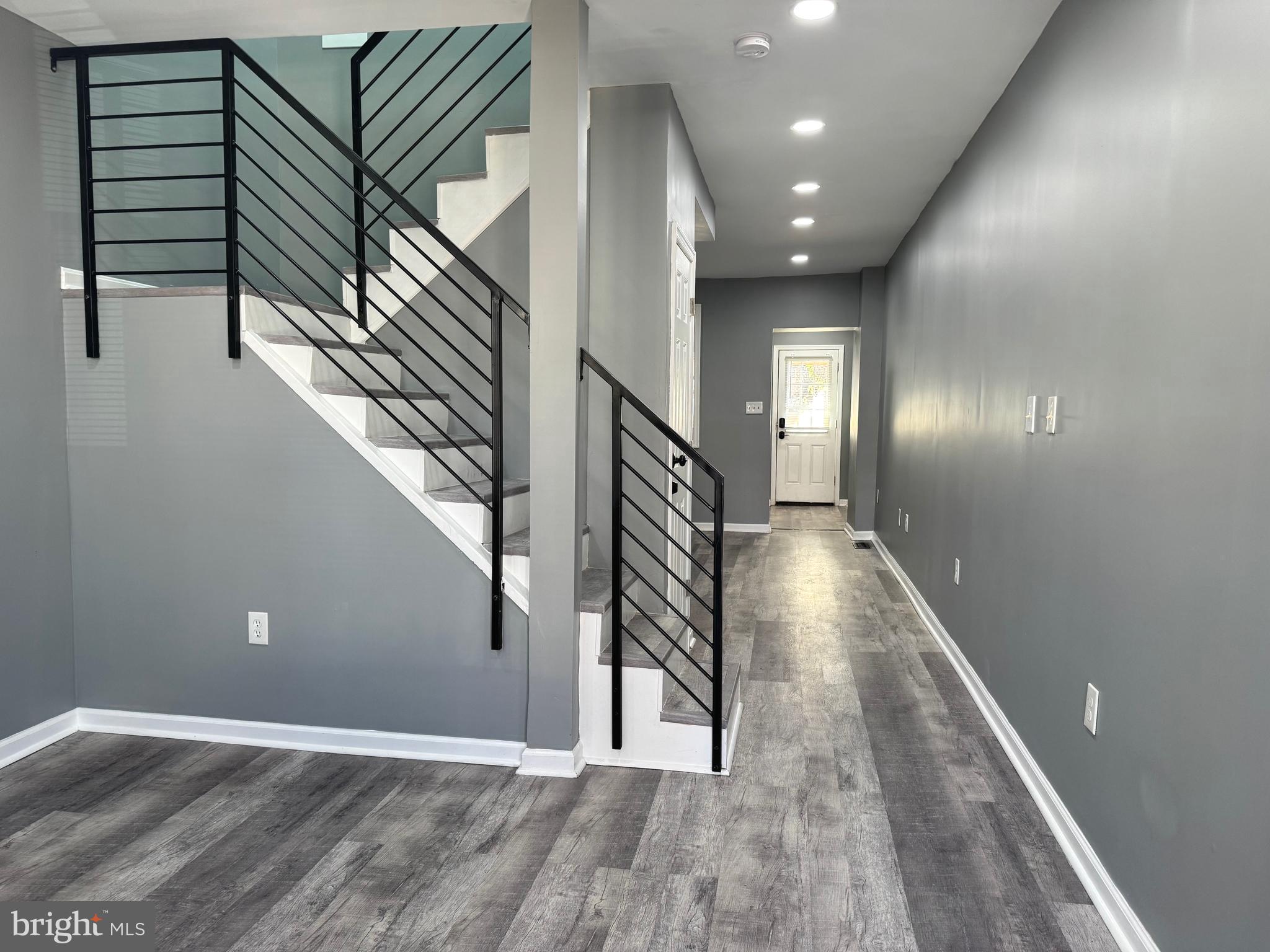 764 Morton Street Northwest Washington, DC 20010 - Photo 3 of 23 a view of entryway and hall with wooden floor