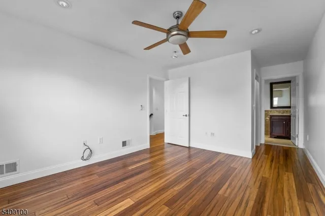 wooden floor in an empty room