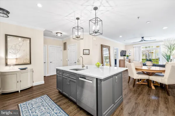 a view of a kitchen and a sink