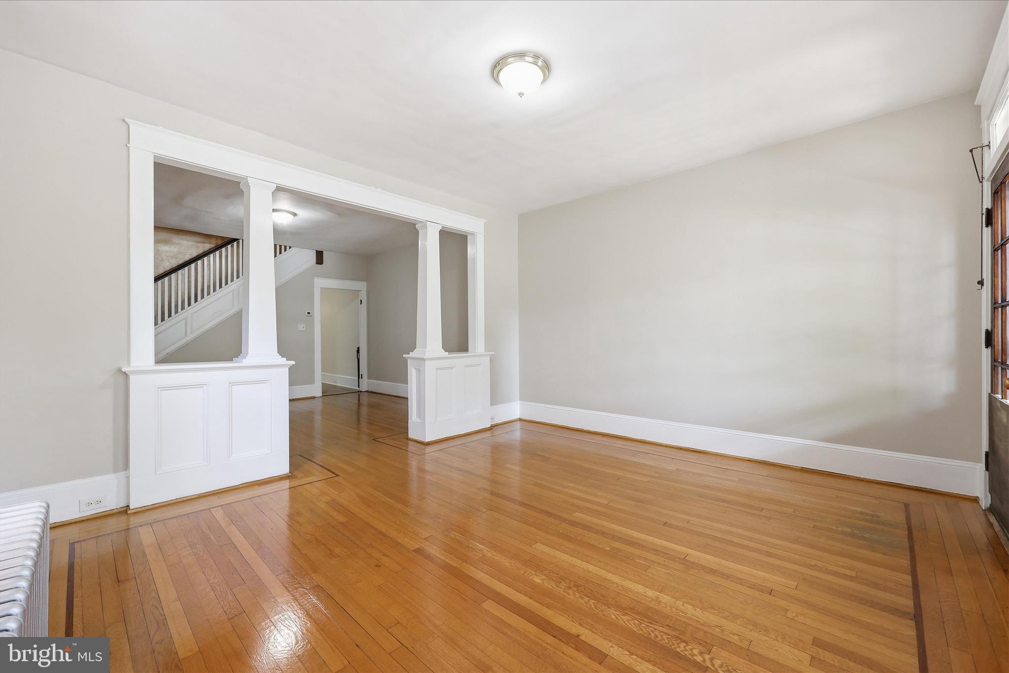315 West 7th Street Frederick, MD 21701 - Photo 10 of 50 Living Room Open to the Dining Area