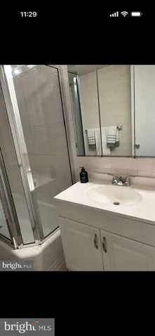 a bathroom with a sink