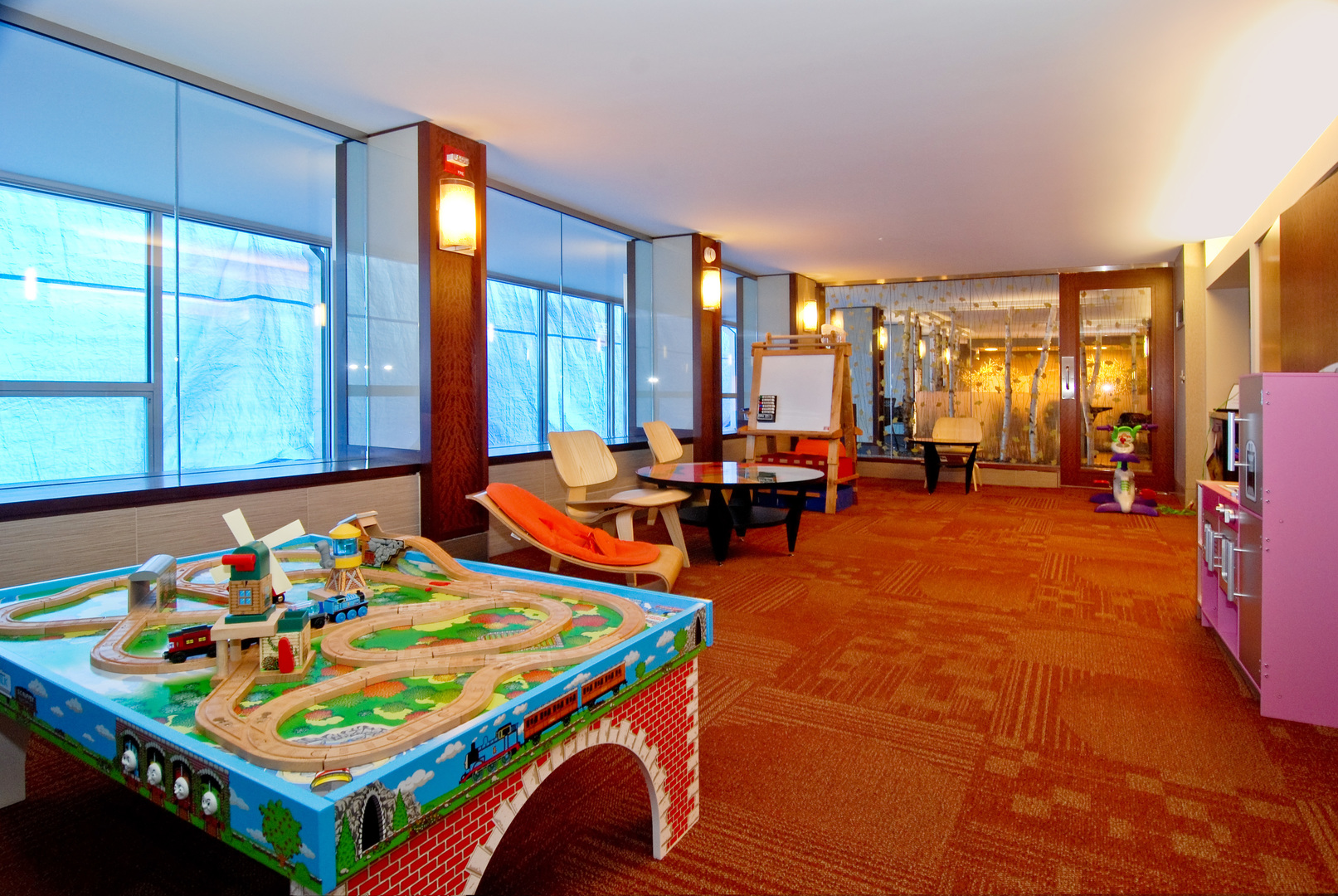400 East Randolph Street, Unit 2302 Chicago, IL 60601 - Photo 15 of 22 a room with pool table and windows
