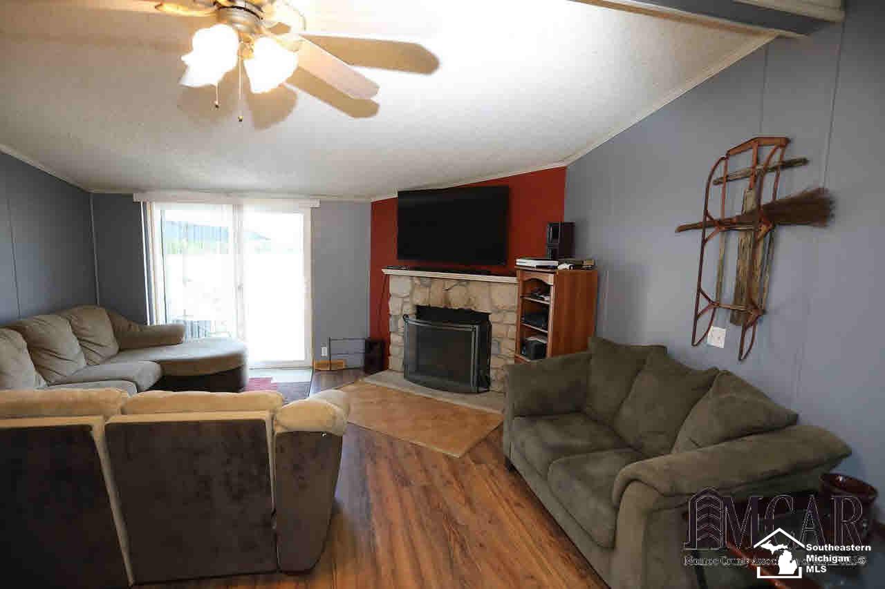 9999 Tuttle Hill Road Maybee, MI 48159 - Photo 12 of 25 Wood Burning Fireplace