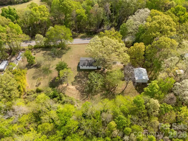 a bathroom with a yard