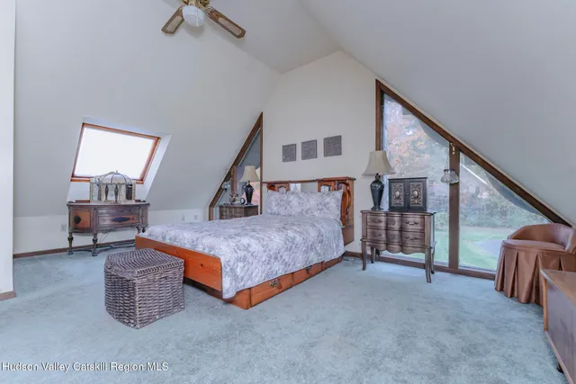 a view of a golf course with a lake