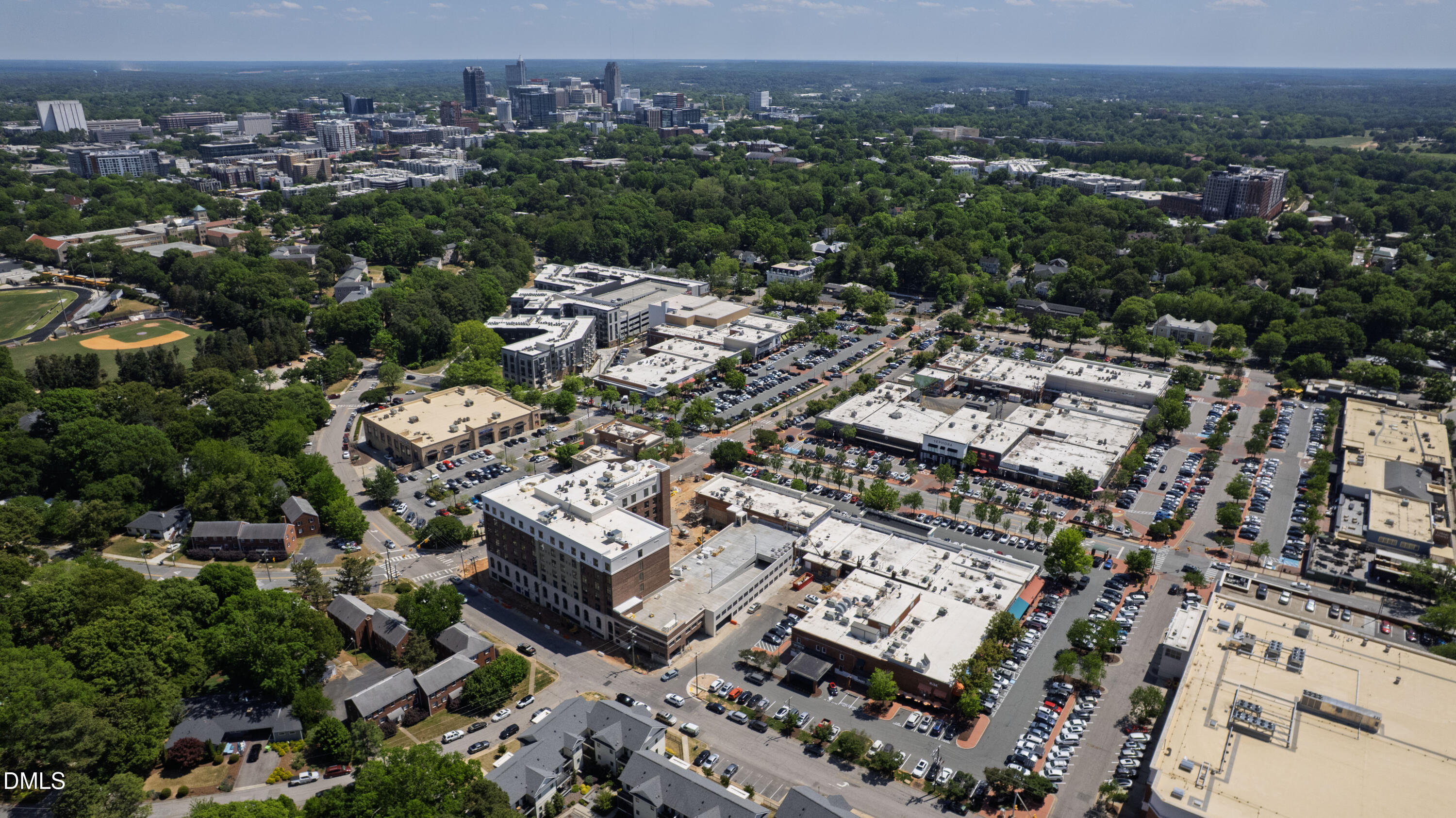 2159 Mayview Road, Unit B Raleigh, NC 27607 - Photo 50 of 50 an aerial view of a city with lots of residential buildings