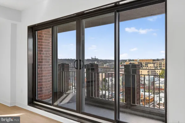 a view of a city from a window