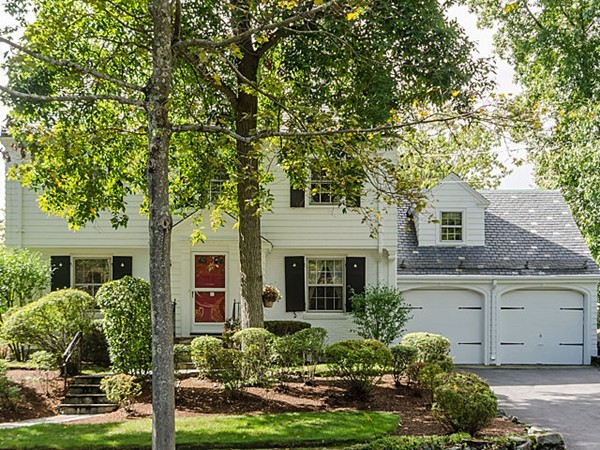 25 Wauwinet Road Newton, MA 02465 - Photo 1 of 25 front view of a house with a tree