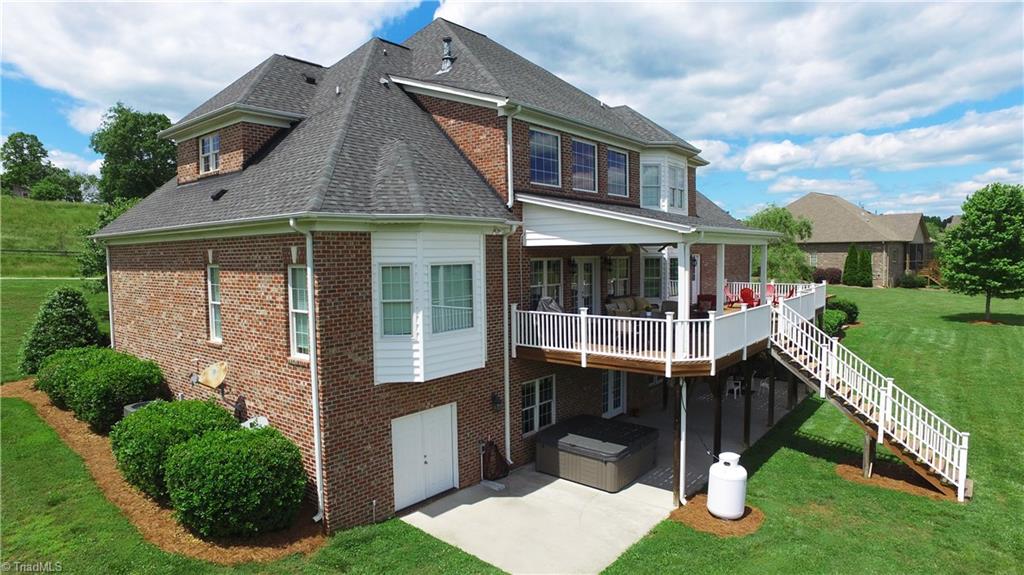 5802 Crutchfield Farm Road Oak Ridge, NC 27310 - Photo 4 of 30 INCREDIBLE Exterior Back views!