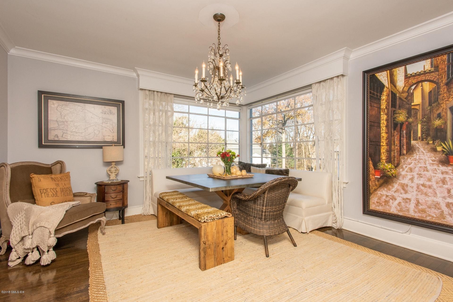 34 Crescent Road Riverside, CT 06878 - Photo 8 of 37 a view of a dining room with furniture window and outside view