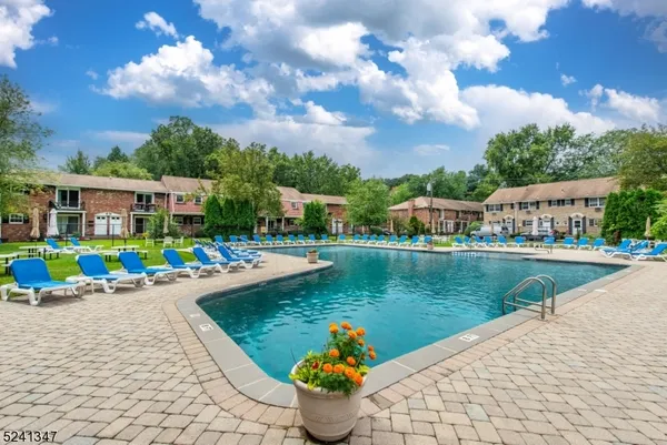a view of a lake with a house