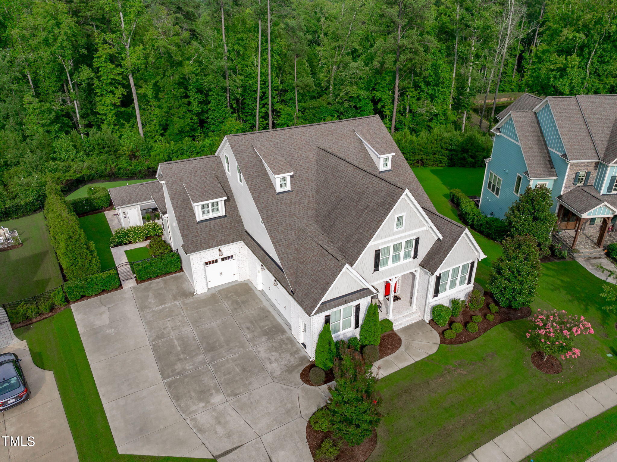 3130 Mantle Ridge Drive Apex, NC 27502 - Photo 54 of 81 an aerial view of a house