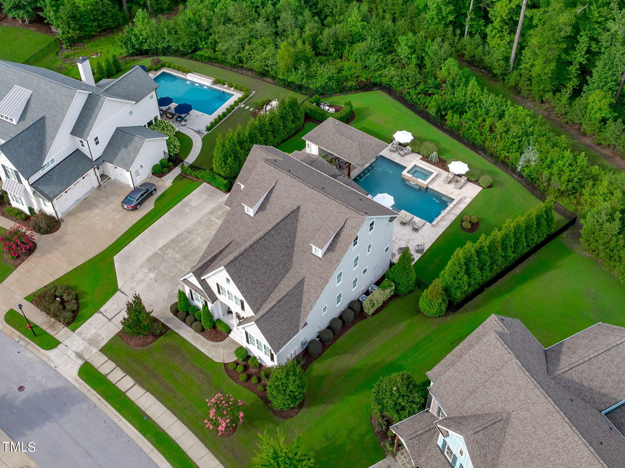 3130 Mantle Ridge Drive Apex, NC 27502 - Photo 57 of 81 an aerial view of a house