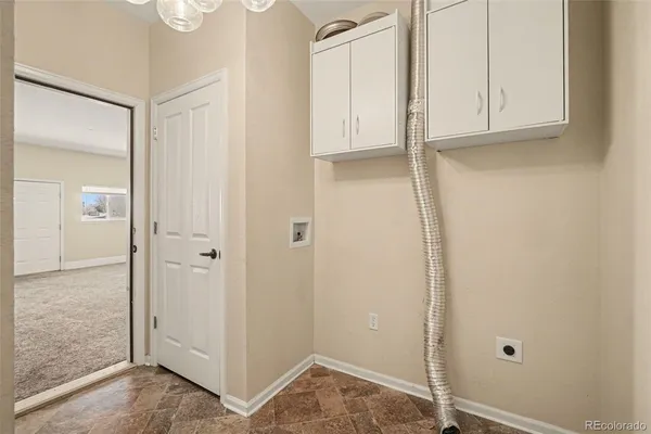 a view of room with hardwood floor