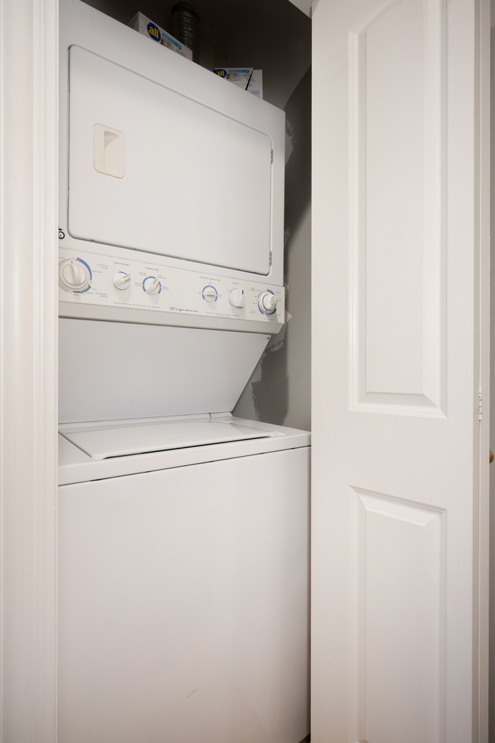 1710 North Whipple Street, Unit 3 Chicago, IL 60647 - Photo 14 of 17 a close up view of washer and dryer