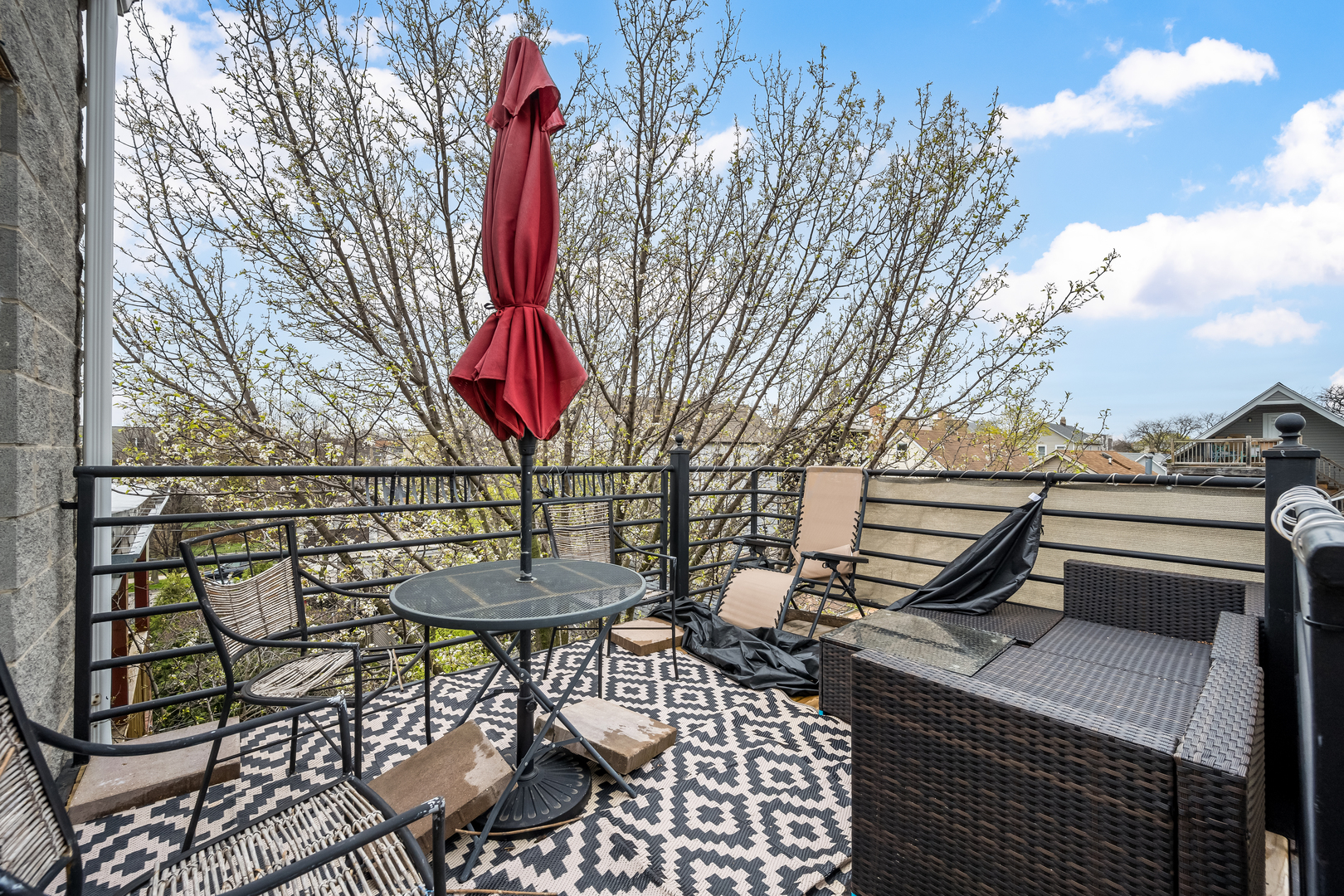 1710 North Whipple Street, Unit 3 Chicago, IL 60647 - Photo 16 of 17 a view of a chairs and table on the terrace