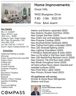 $944,000 | 9402 Bluegrass Drive, Austin, TX 78759