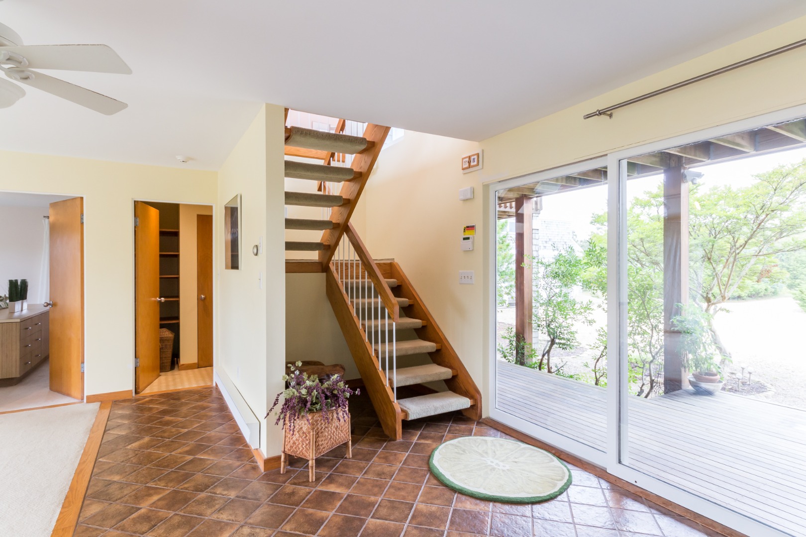 4 Katama Farm Road Edgartown, MA 02539 - Photo 15 of 40 Stairs from the front entrance to the second floor.