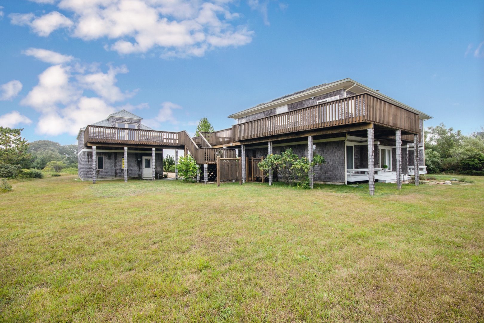 4 Katama Farm Road Edgartown, MA 02539 - Photo 34 of 40 Back view of the house situated on 1.6A.