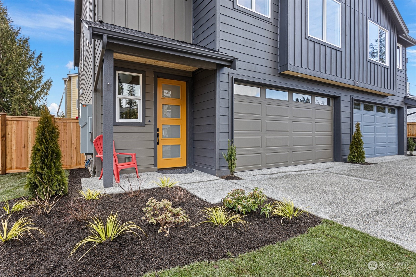 116 161st Street Southeast, Unit 1 Bothell, WA 98012 - Photo 3 of 37 a front view of house
