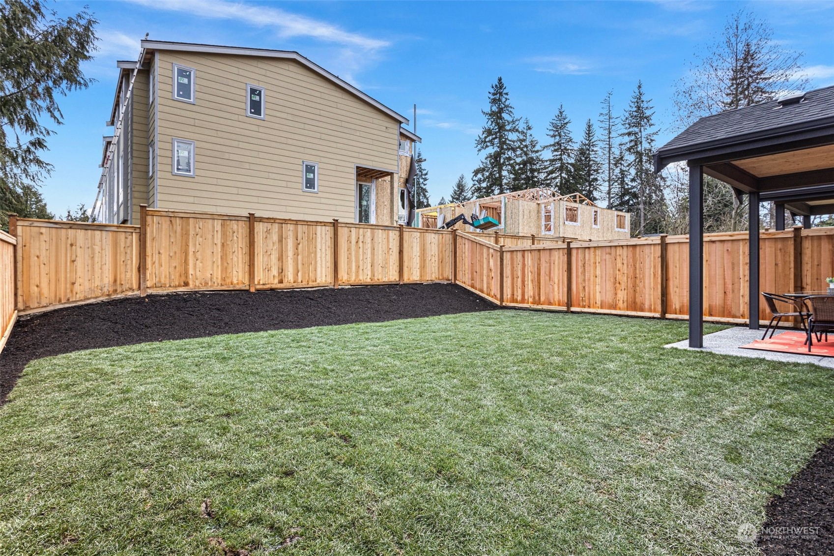 116 161st Street Southeast, Unit 1 Bothell, WA 98012 - Photo 34 of 37 a view of backyard with small cabin