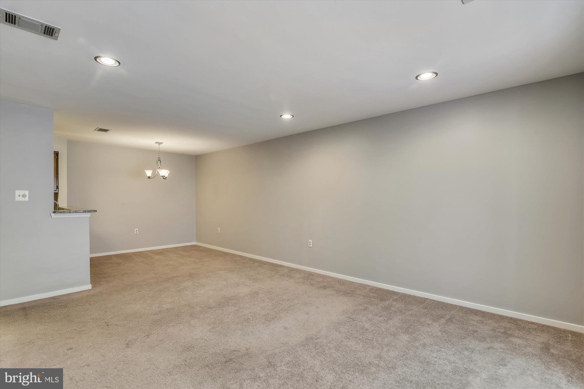 7707 Lexton Place, Unit 41 Springfield, VA 22152 - Photo 55 of 56 VIEW FROM FRONT DOOR, OPEN FLOOR PLAN