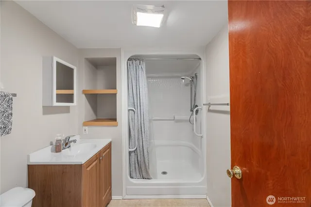 a backyard of a house