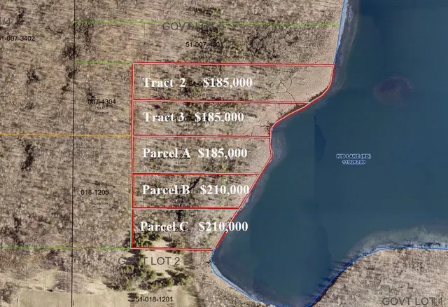 $210,000 | Tbd - Parcel B Tbd - Parcel B Ticonderoga Trail, Hackensack, MN 56452