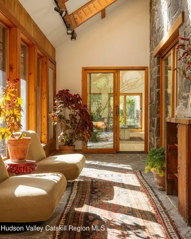 a very nice looking room with a large window