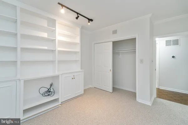 a view of an empty room