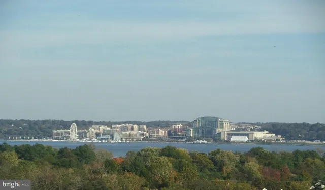 a view of city and a lake