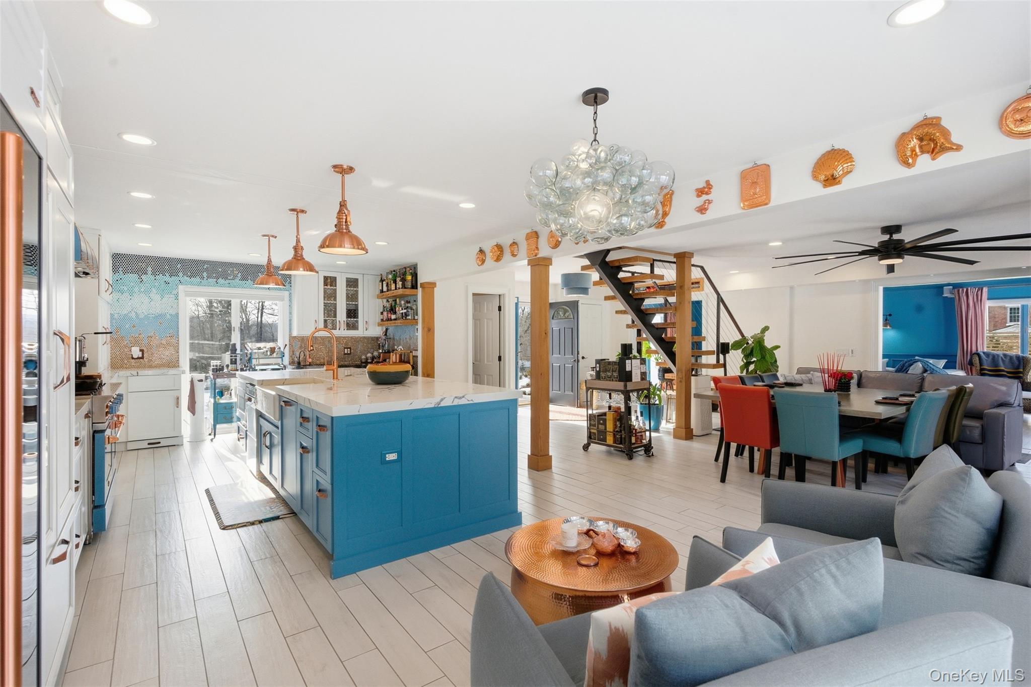134 Fostertown Road Newburgh, NY 12550 - Photo 13 of 50 a living room with furniture and a chandelier