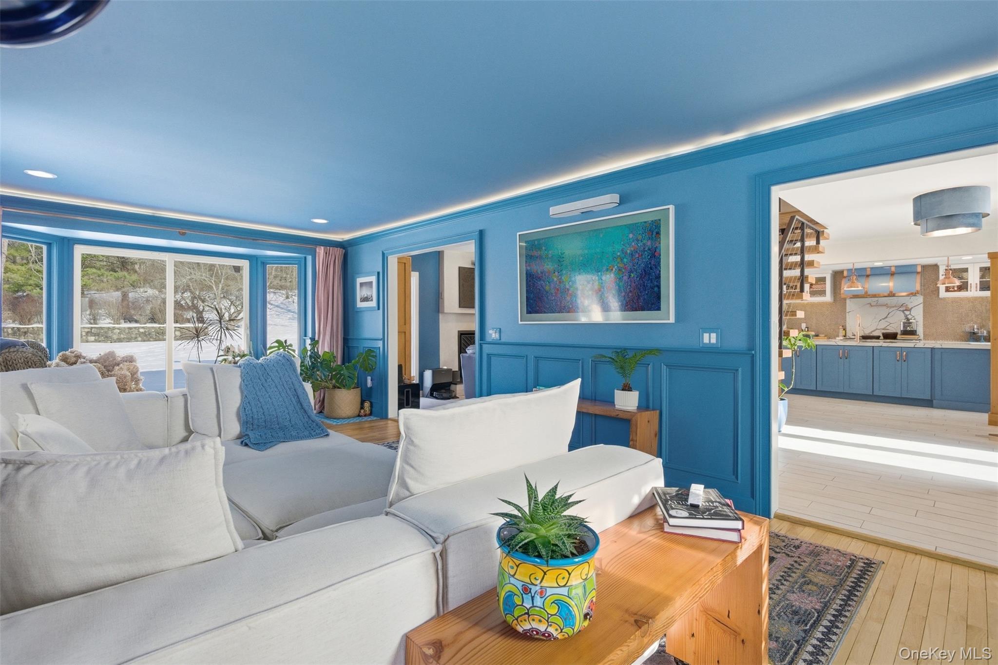 134 Fostertown Road Newburgh, NY 12550 - Photo 22 of 50 a living room with furniture and a large window