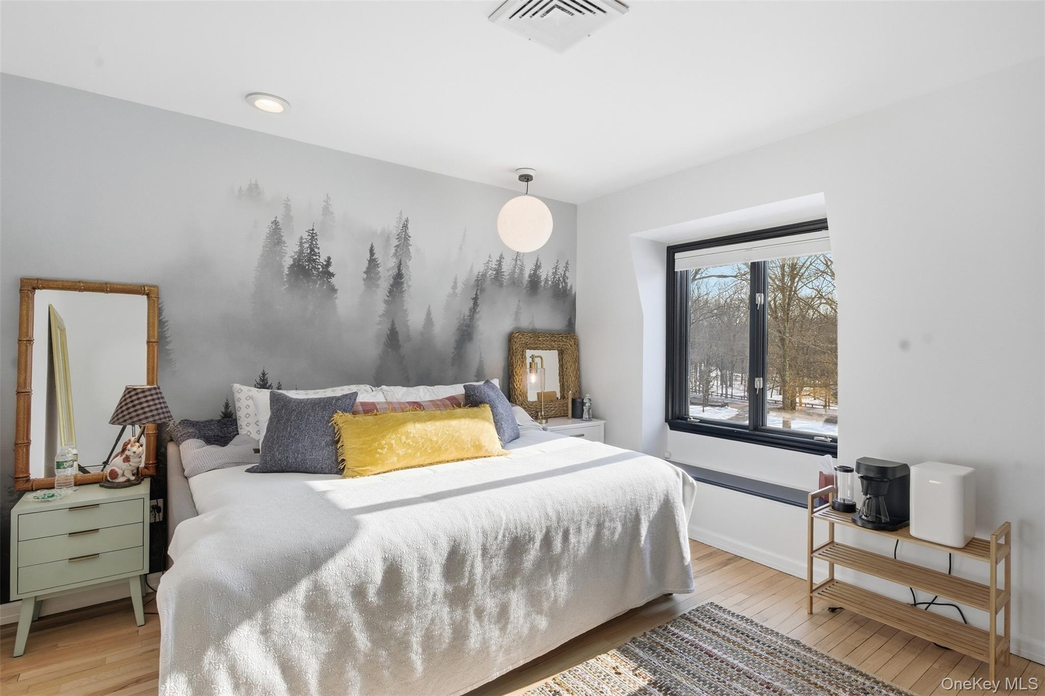 134 Fostertown Road Newburgh, NY 12550 - Photo 41 of 50 a bedroom with a bed and wooden floor