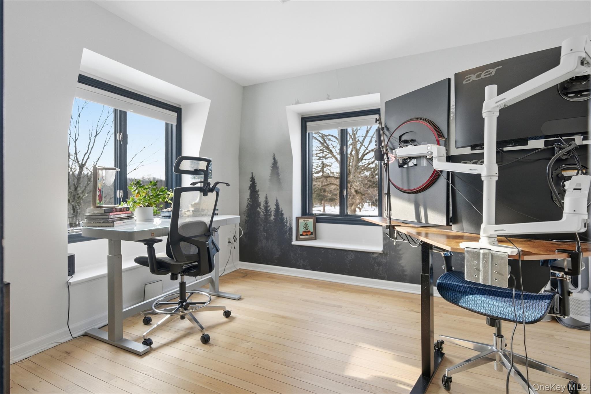 134 Fostertown Road Newburgh, NY 12550 - Photo 43 of 50 a view of a workspace with furniture and a window