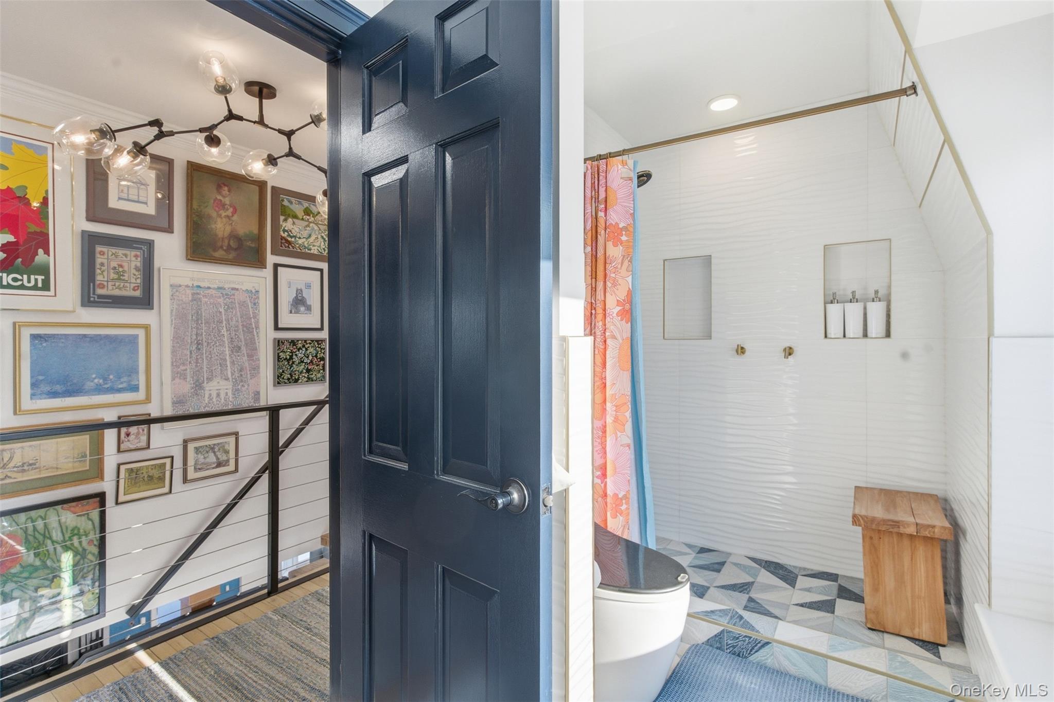 134 Fostertown Road Newburgh, NY 12550 - Photo 46 of 50 a bathroom with a shower and a sink